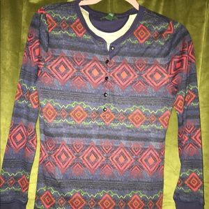 LRL long sleeve patterned shirt